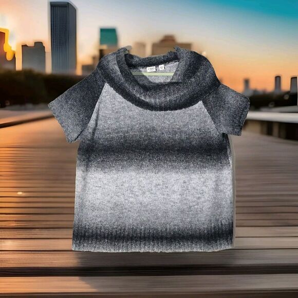 Cato's Knit Sweater Top Plus Size 22/24W Cowl Neck Short Sleeve School Work Chic - Picture 1 of 8